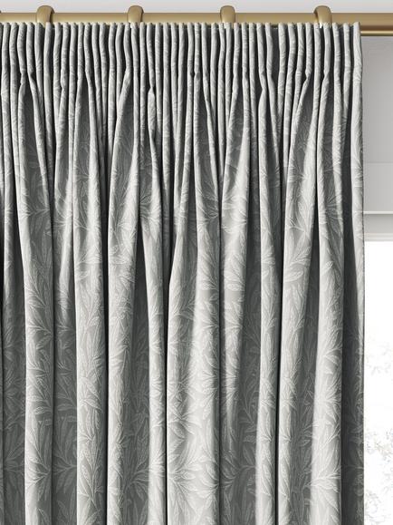 William Morris At Home Willow Woven Made to Measure Curtains or Roman Blind, Iron - view 2, Iron