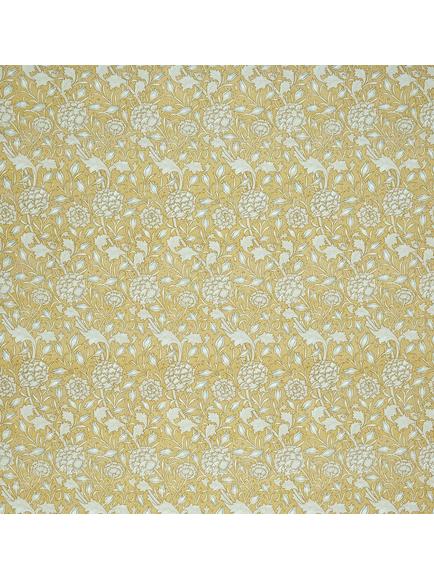 William Morris At Home Wild Tulip Made to Measure Curtains or Roman Blind, Ochre, Ochre
