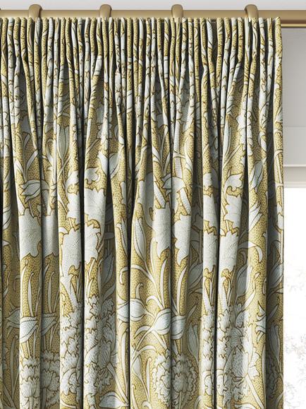 William Morris At Home Wild Tulip Made to Measure Curtains or Roman Blind, Ochre - view 2, Ochre