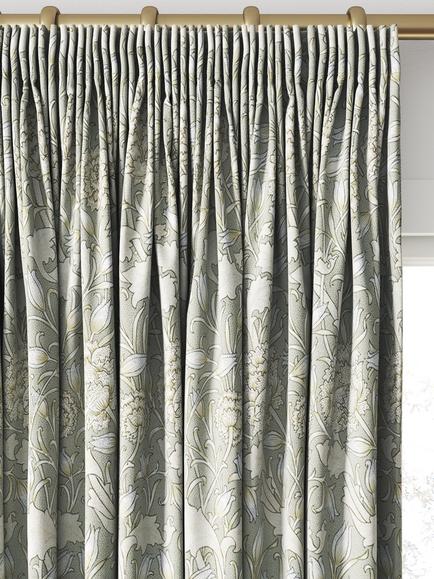 William Morris At Home Wild Tulip Made to Measure Curtains or Roman Blind, Sage - view 2, Sage