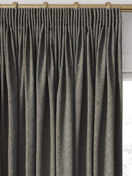 Clarke & Clarke Paradiso Made to Measure Curtains or Roman Blind, Charcoal - view 2, Charcoal