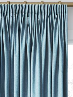 Clarke & Clarke Paradiso Made to Measure Curtains or Roman Blind, Denim - view 2, Denim