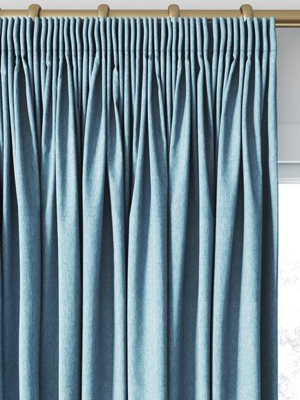 Clarke & Clarke Paradiso Made to Measure Curtains or Roman Blind, Denim - view 2, Denim