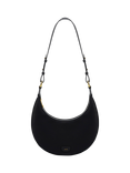 JW PEI Carly Vegan Leather Saddle Bag, Black