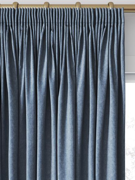 Clarke & Clarke Paradiso Made to Measure Curtains or Roman Blind, Midnight - view 2, Midnight