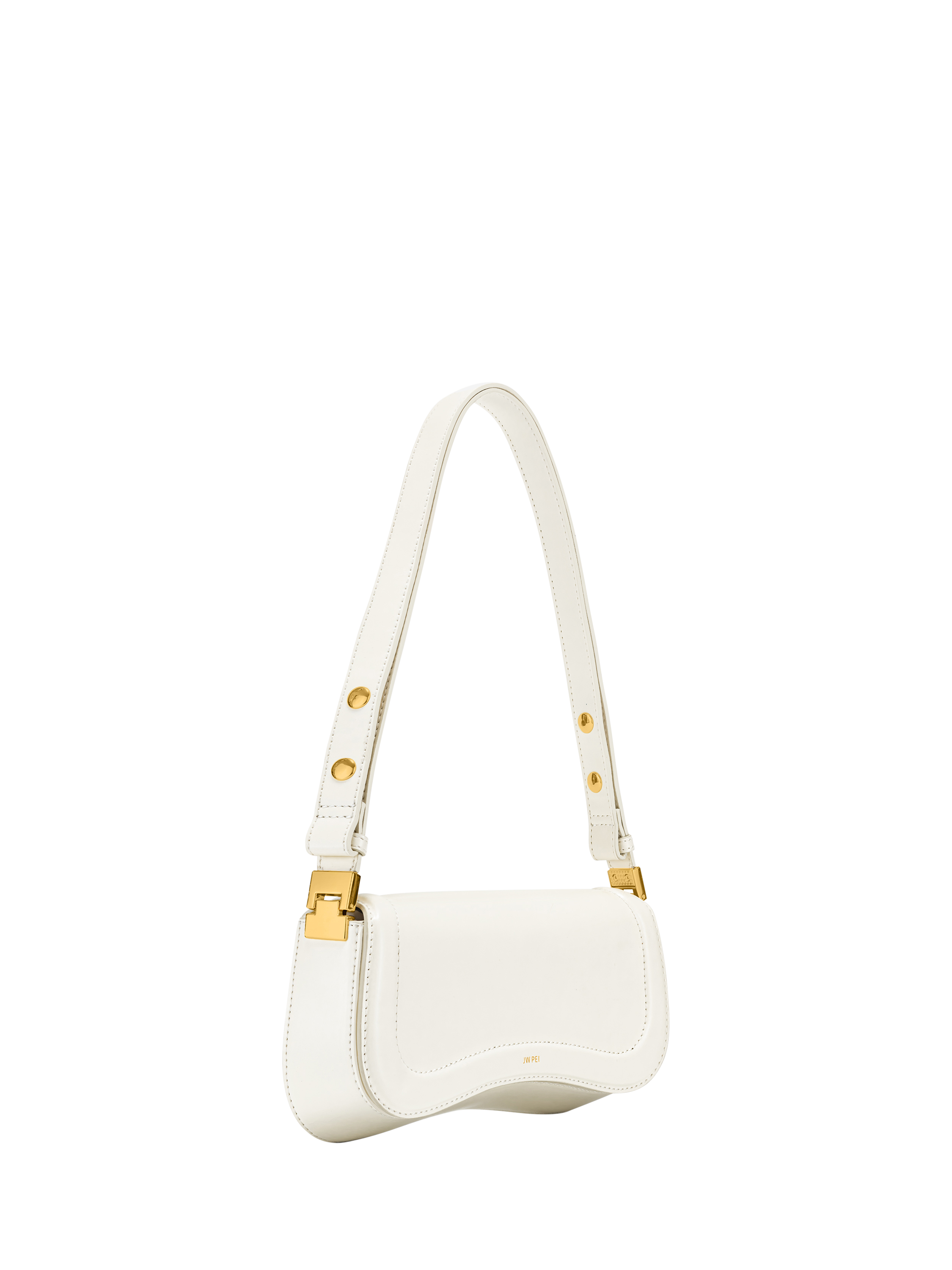 Product image 5 of 5, which shows JW PEI Joy Vegan Leather Shoulder Bag, White