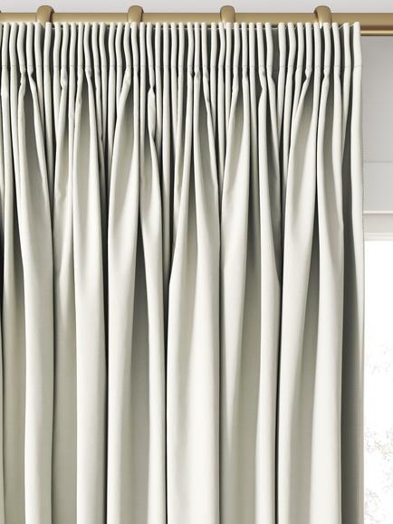 Clarke & Clarke Paradiso Made to Measure Curtains or Roman Blind, Snow - view 2, Snow