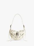 JW PEI Tessa Vegan Leather Crushed Shoulder Bag, White