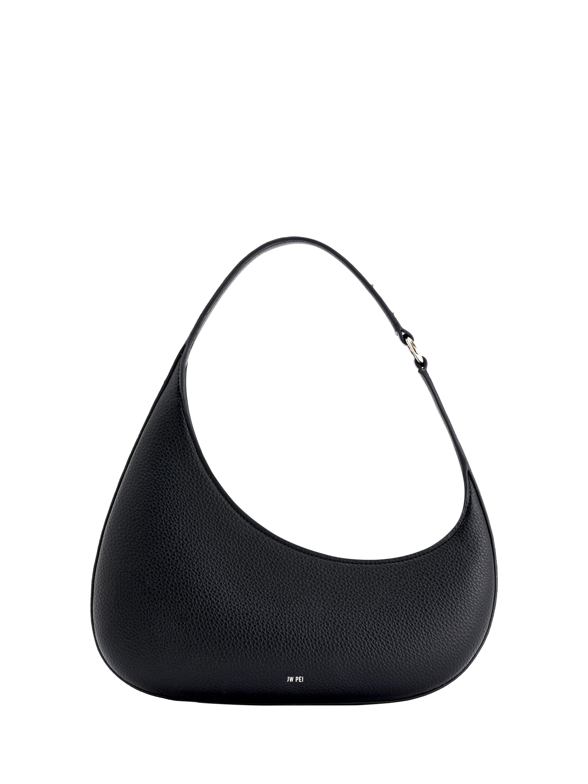 Product image 5 of 5, which shows JW PEI Harlee Vegan Leather Shoulder Bag, Black