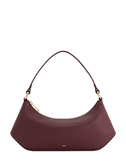 JW PEI Lily Vegan Leather Shoulder Bag, Deep Claret