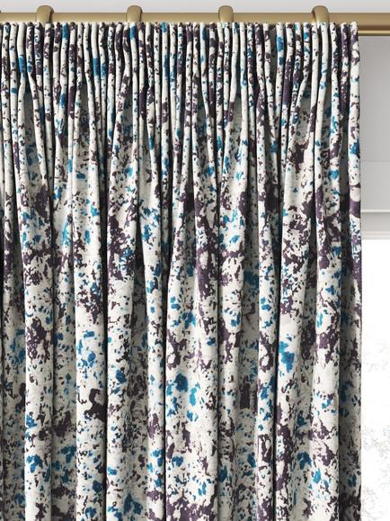 Harlequin Aconite Made to Measure Curtains or Roman Blind, Ink/Lapis - view 2, Ink/Lapis