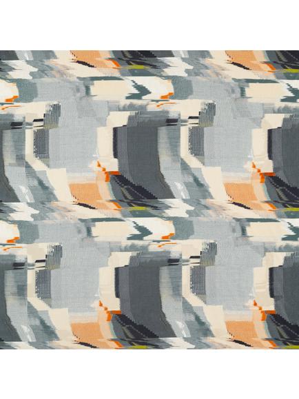 Harlequin Perspective Made to Measure Curtains or Roman Blind, Slate/Sedona, Slate/Sedona
