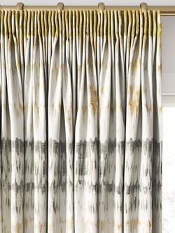Harlequin Pontia Made to Measure Curtains or Roman Blind, Ochre/Steel - view 2, Ochre/Steel