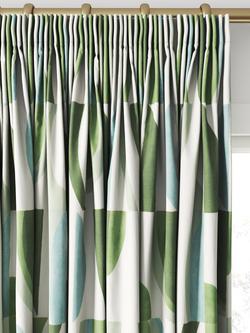 Harlequin Torillo Made to Measure Curtains or Roman Blind, Emerald/Azul/Pistachio - view 2, Emerald/Azul/Pistachio