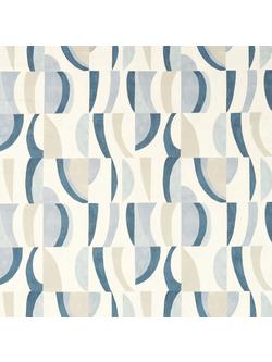 Harlequin Torillo Made to Measure Curtains or Roman Blind, Sky/Cornflower/Linen, Sky/Cornflower/Linen