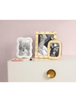 kate spade new york South Street Oval Photo Frame, 4 x 6" (10 x 15cm), Gold - view 2, Gold