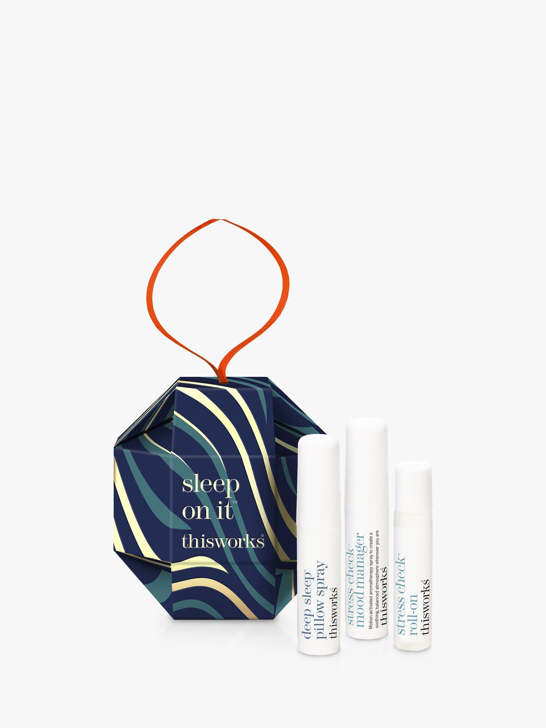 Product image 1 of 6, which shows This Works Sleep On It Christmas Bodycare Gift Set