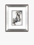 John Lewis Joanne Boon Thomas 'Contemplation' Framed Print & Mount, 60.5 x 50.5cm, Black/White/Grey