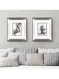 John Lewis Joanne Boon Thomas 'Contemplation' Framed Print & Mount, 60.5 x 50.5cm, Black/White/Grey