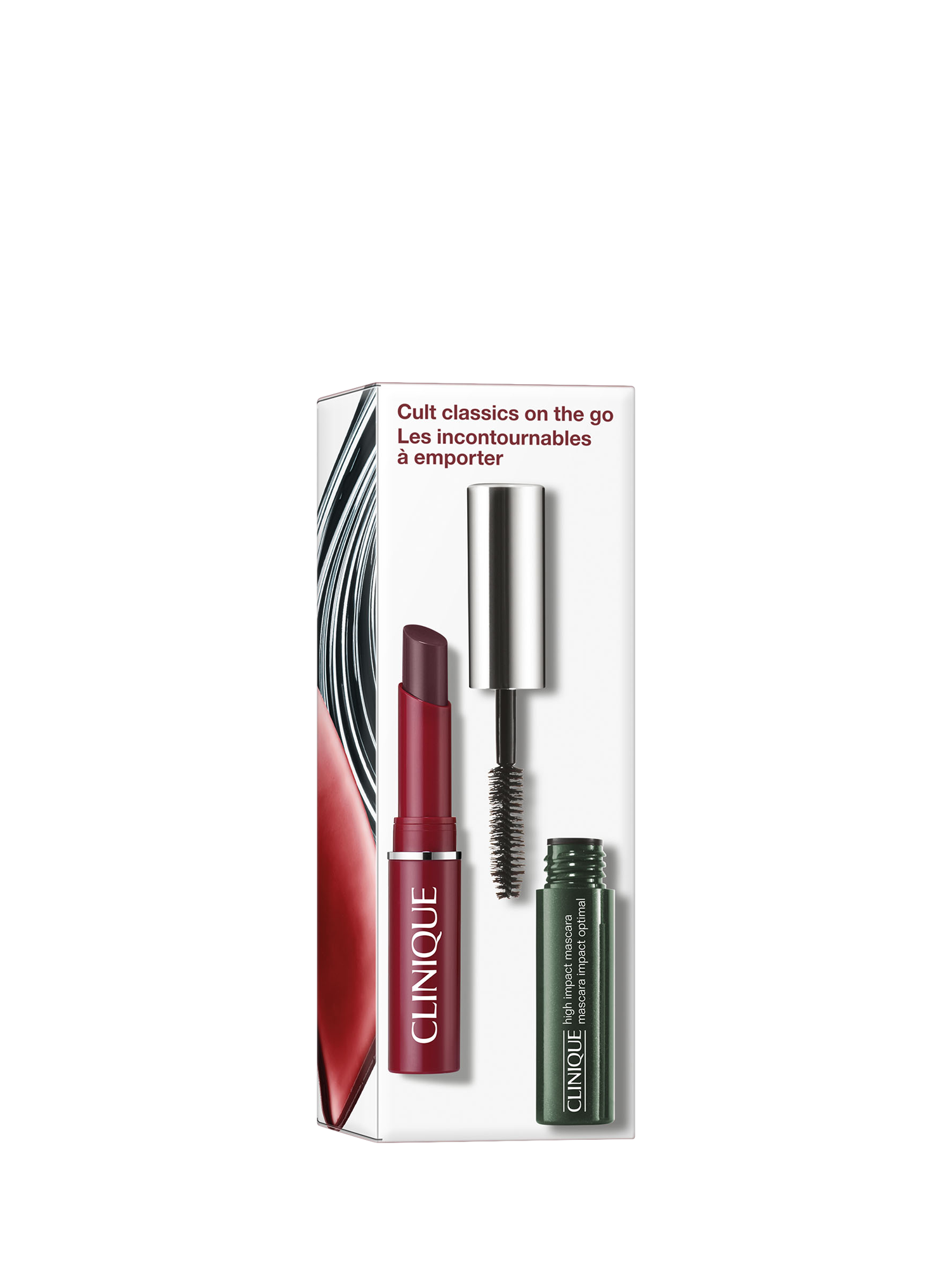 Product image 2 of 5, which shows Clinique Cult Classics On-The-Go Black Honey Makeup Gift Set