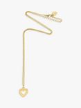 Estella Bartlett Heart Burst Pendant Necklace, Gold