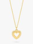 Estella Bartlett Heart Burst Pendant Necklace, Gold