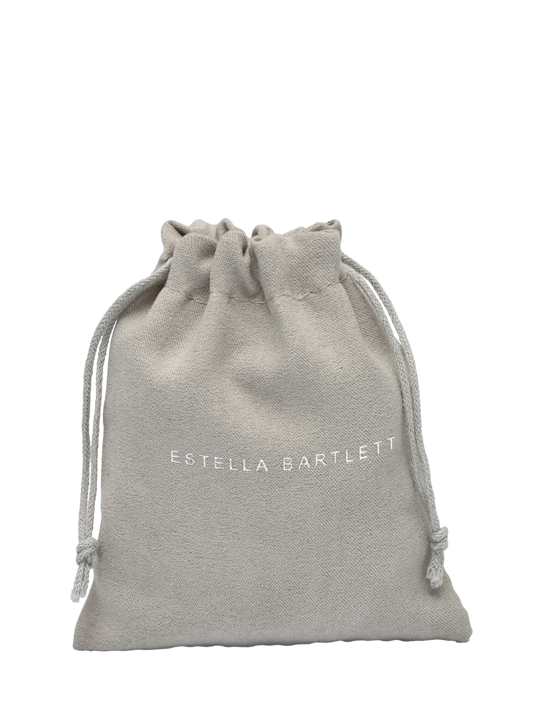 Product image 4 of 4, which shows Estella Bartlett Cubic Zirconia Square Pendant T-Bar Pendant Necklace, Gold