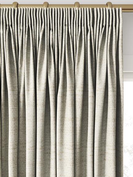 Clarke & Clarke Aveiro Made to Measure Curtains or Roman Blind, Natural - view 2, Natural