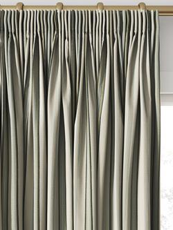 Clarke & Clarke Listra Made to Measure Curtains or Roman Blind, Seafoam - view 2, Seafoam