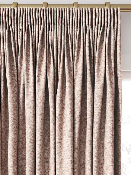 Clarke & Clarke Trelica Made to Measure Curtains or Roman Blind, Blush - view 2, Blush