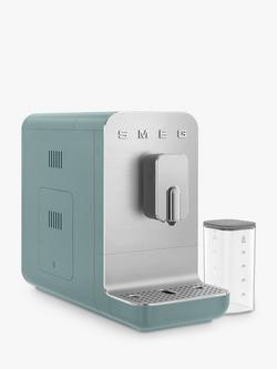 Smeg BCC13 Bean to Cup Coffee Machine - view 2, Emerald Green