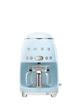 Smeg DCF02 Drip Filter Coffee Machine, Pastel Blue