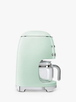 Smeg DCF02 Drip Filter Coffee Machine - view 2, Pastel Green