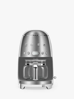 Smeg DCF02 Drip Filter Coffee Machine, Stainless Steel