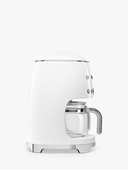 Smeg DCF02 Drip Filter Coffee Machine - view 2, White