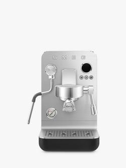 Smeg EMC02 Mini Pro Espresso Coffee Machine, Matte Black