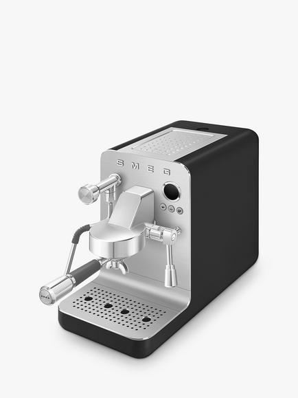 Smeg EMC02 Mini Pro Espresso Coffee Machine - view 2, Matte Black