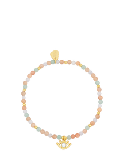 Estella Bartlett Goddess Energy Beaded Bracelet, Gold, Gold