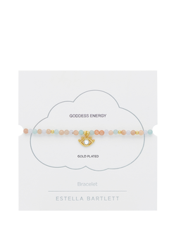 Estella Bartlett Goddess Energy Beaded Bracelet, Gold - view 2, Gold