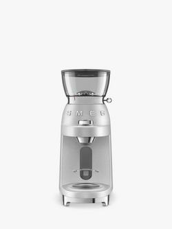 Smeg CGF02SSUK Coffee Grinder, Stainless Steel, Stainless Steel