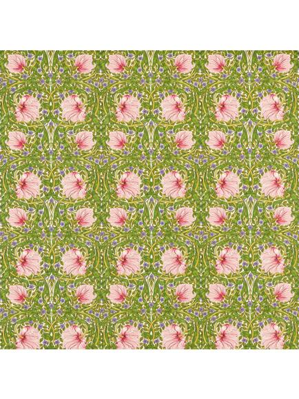 Morris & Co. Pimpernel Made to Measure Curtains or Roman Blind, Sap Green/Strawberry, Sap Green/Strawberry