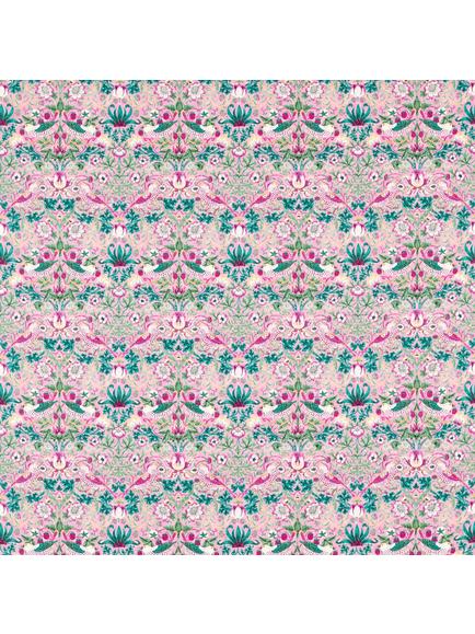 Morris & Co. Strawberry Thief Made to Measure Curtains or Roman Blind, Miami Strip, Miami Strip