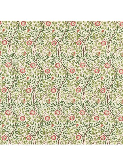 Morris & Co. Sweet Briar Made to Measure Curtains or Roman Blind, Boughs/Rose, Boughs/Rose