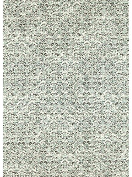 Morris & Co. Bellflowers Made to Measure Curtains or Roman Blind, Indigo, Indigo/Seagreen