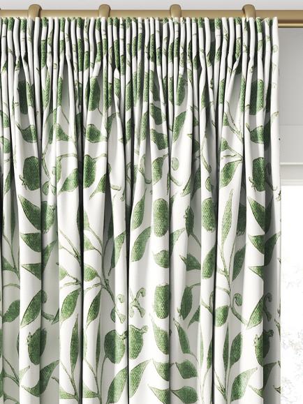 Morris & Co. Rosehip Made to Measure Curtains or Roman Blind, Forest - view 2, Forest