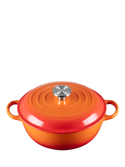 Le Creuset Provencale Cast Iron Casserole, 26cm - view 2, Volcanic