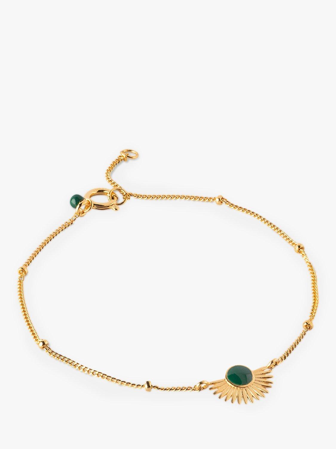 ENAMEL Copenhagen Soleil Bracelet, Gold/Green