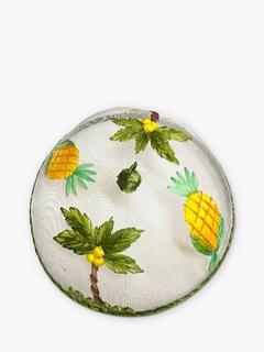 Eddingtons Round Pineapple Motif Food Cover, 35cm