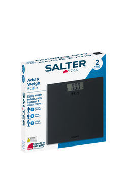 Salter Add and Weigh Bathroom Scale - view 2, Black