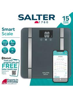 Salter Smart Bathroom Scale, Charcoal - view 2, Grey